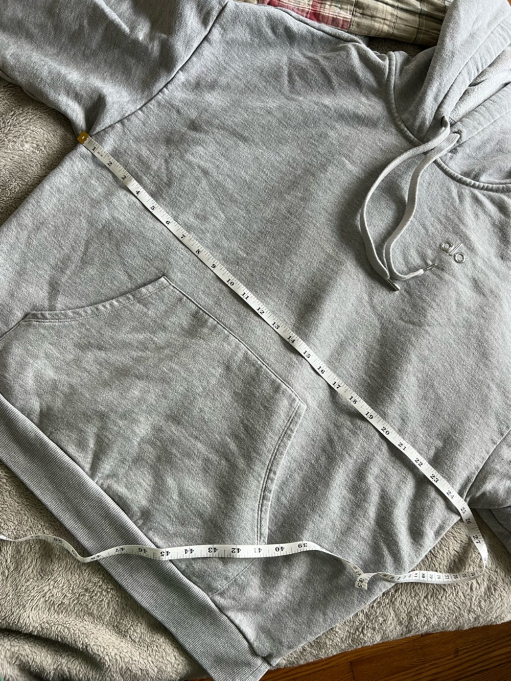 Alo Yoga Accolade Light Gray Hoodie Large - Picture 4 of 7